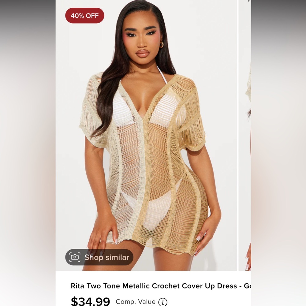 Sexy swimsuit coverup Brand New from FN